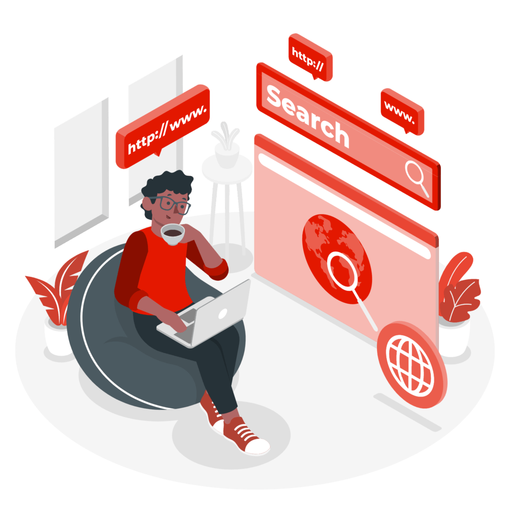 Represents web development, e-commerce, tech services.